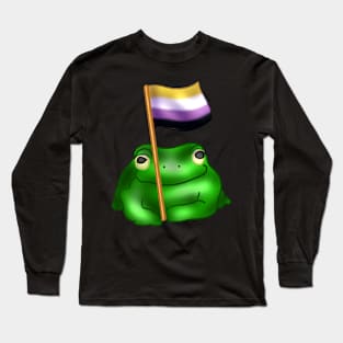 Nonbinary LGBTQ Frog Long Sleeve T-Shirt